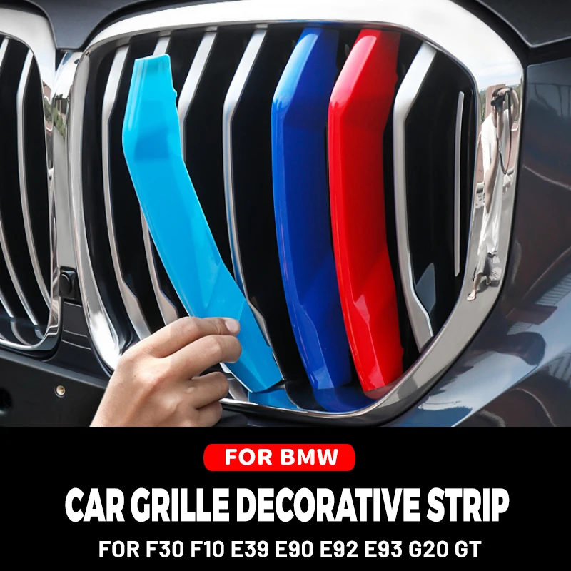 

For BMW 1 3 5 Series E46 E60 E90 E91 E92 E93 F30 F10 F11 F18 F07 G20 E36 G28 F35 F34 E39 E61 G30 M Car Front Grille Trim Strips