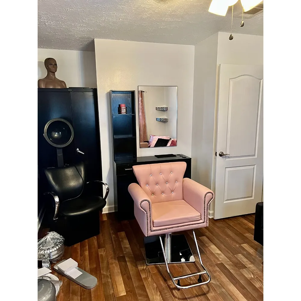 

Barber Chair,Classic Styling,For Hairdresser,Antique Hydraulic Barber Chairs,Beauty Spa Equipment,Height Adjustable,Salon Chair
