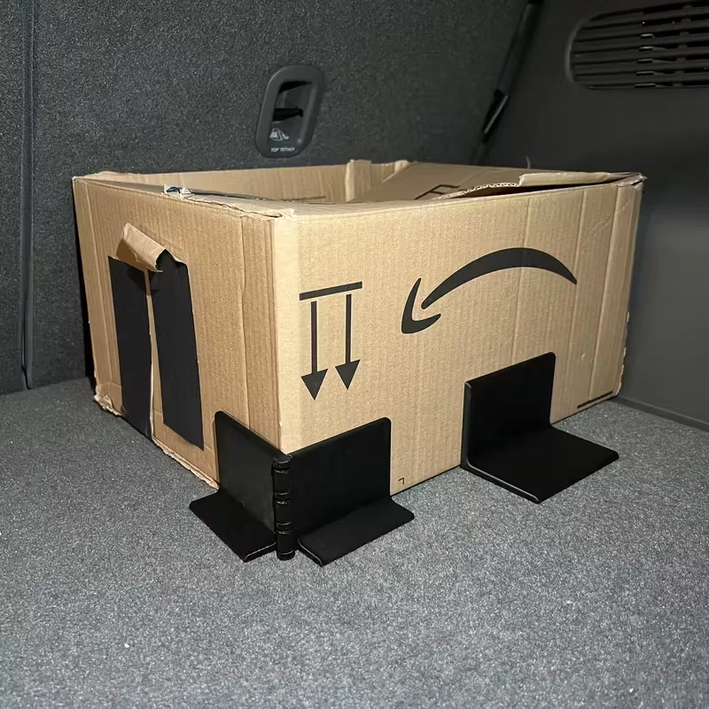 

2pc Car Boot Organiser Boot Organiser No-Drill Installation Multi-Functional Mounting Bracket Storage Rack For Plush Boot Liner