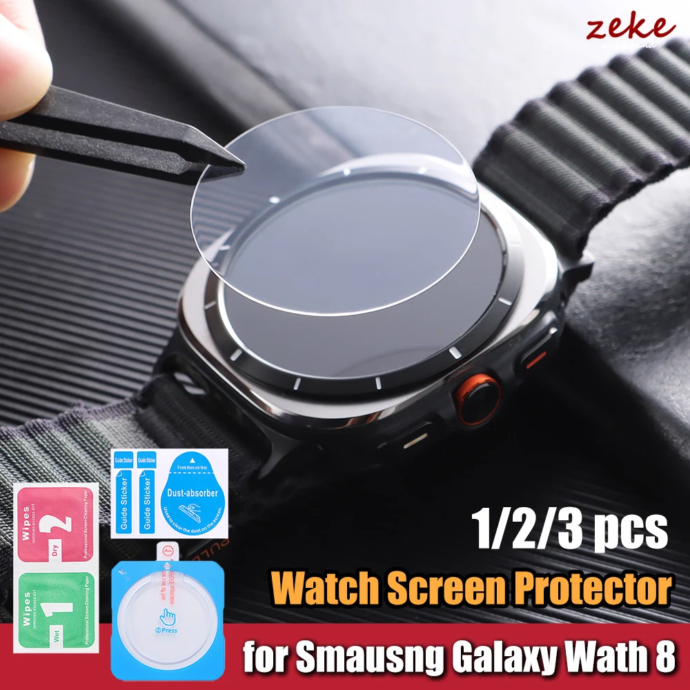 Smartwatch Tempered Glass for Samsung Galaxy Watch 8 Classic/Watch8 40MM 44MM HD Clear Screen Protectors Film Easy To Install