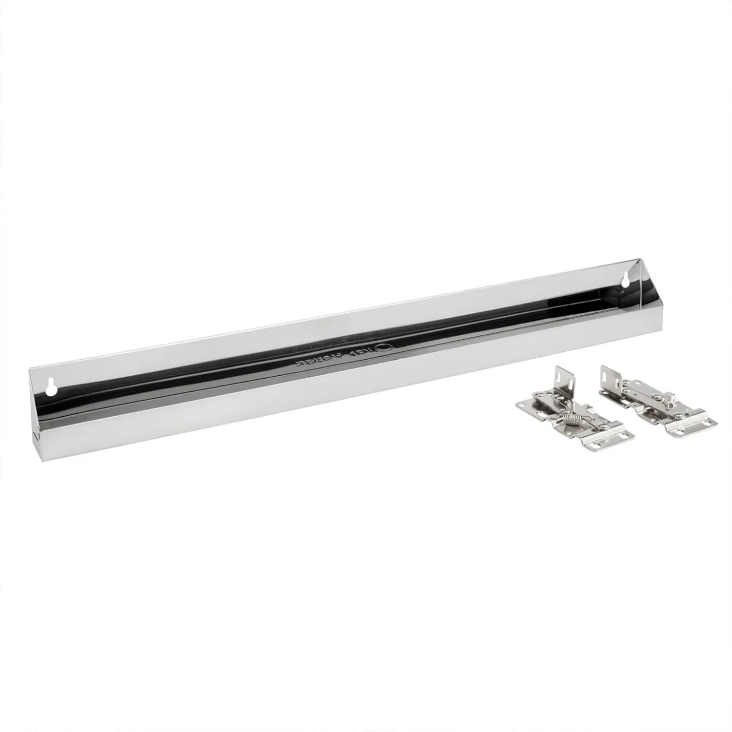 

28" Slim Tip-Out Sink Tray for Kitchen and Bathroom Base Cabinets, Heavy-Duty Stainless Steel Pull Out Storage Organizer, Silver