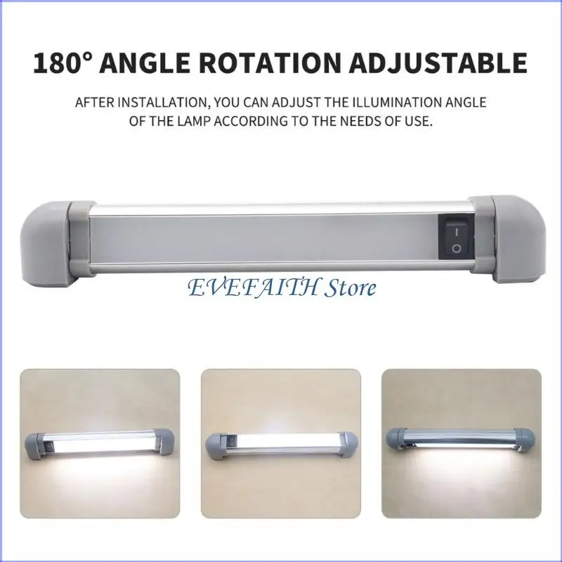 شريط مصباح LED 124B للشاحنة 150 LUMEN 12V-24V Light Bar 9/18in Light Bar مع مسامير