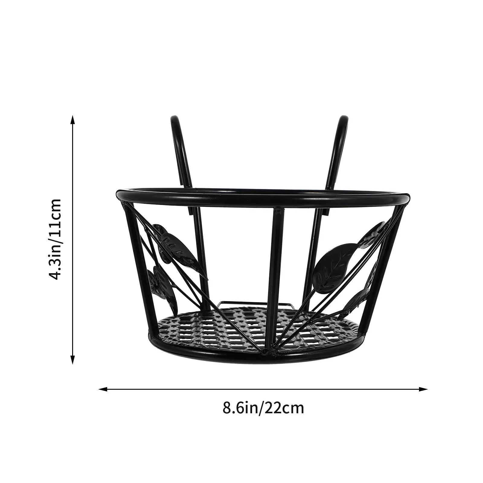 1Pcs Iron Plant Pot Holder Flowerpot Hanging Rack with Smooth Finish for Indoor Outdoor Vertical Space Saving Flower Shelf view 5