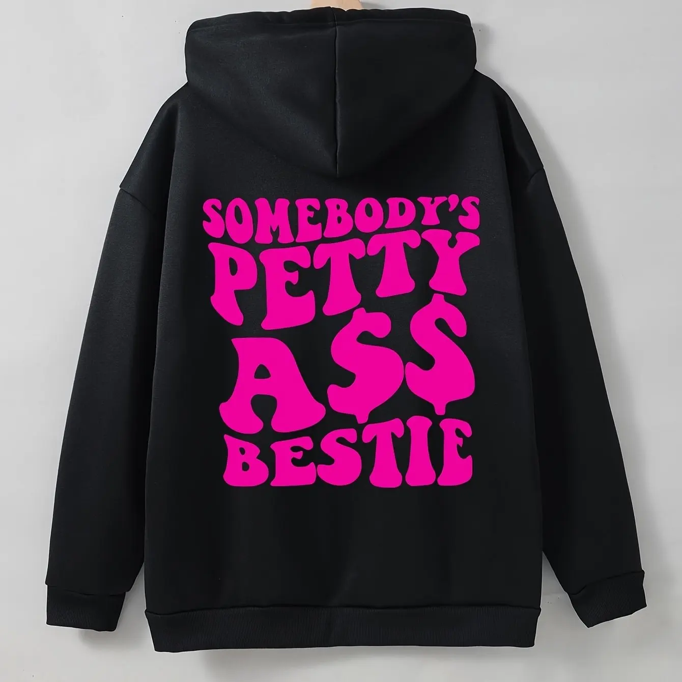 

Pink Graphic Printing Autumn and Winter Pure Cotton Men's and Women's Hoodies Casual Outdoor Street Sports Training Brand Trend