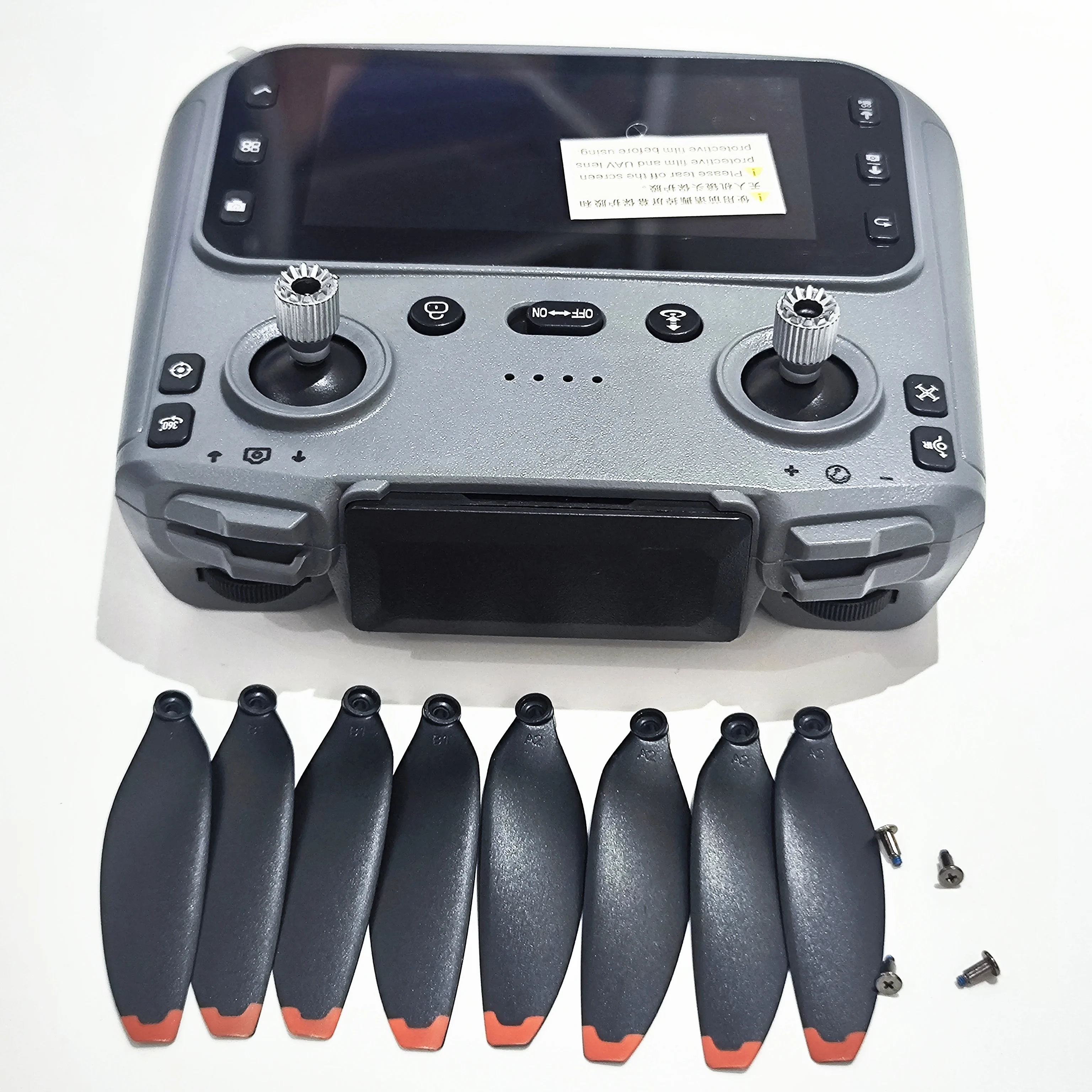 GT50 Brushless Motor Foldable Drone RC Quadcopter Spare Parts Large Screen Remote Control + Blade Propeller 8PCS Fan Props Wings
