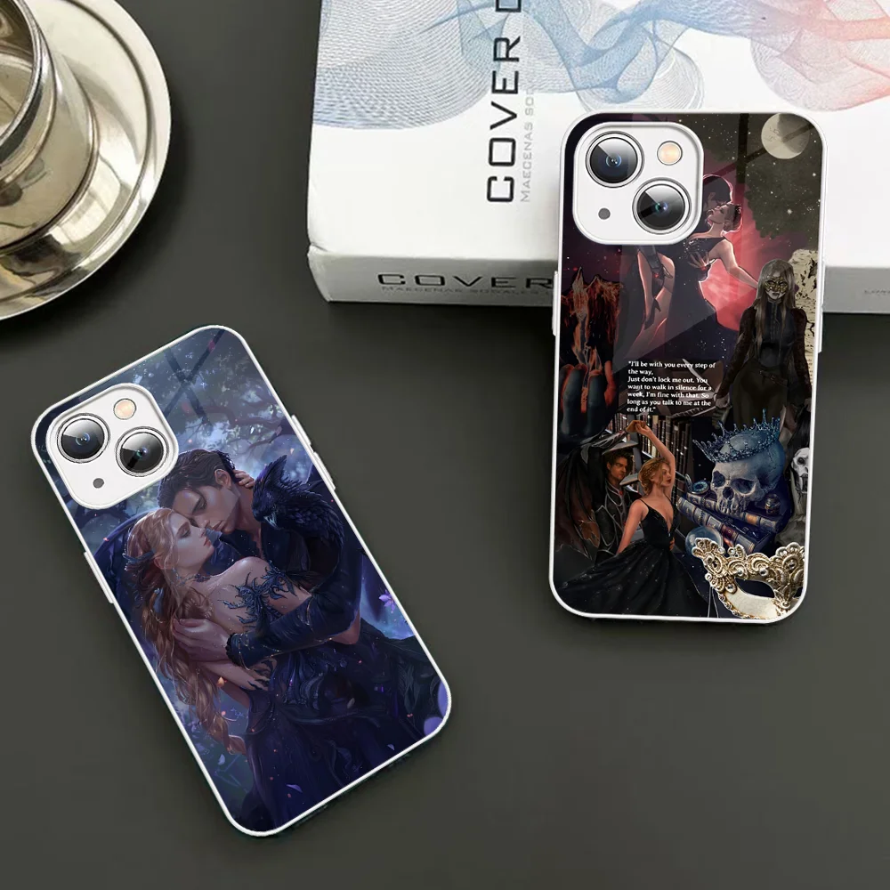 

Acotar A Court Of Mist And Fury Phone Case Tempered Glass For Iphone 14 13 12 11 Pro Mini XS MAX 14Plus X XS XR Fundas