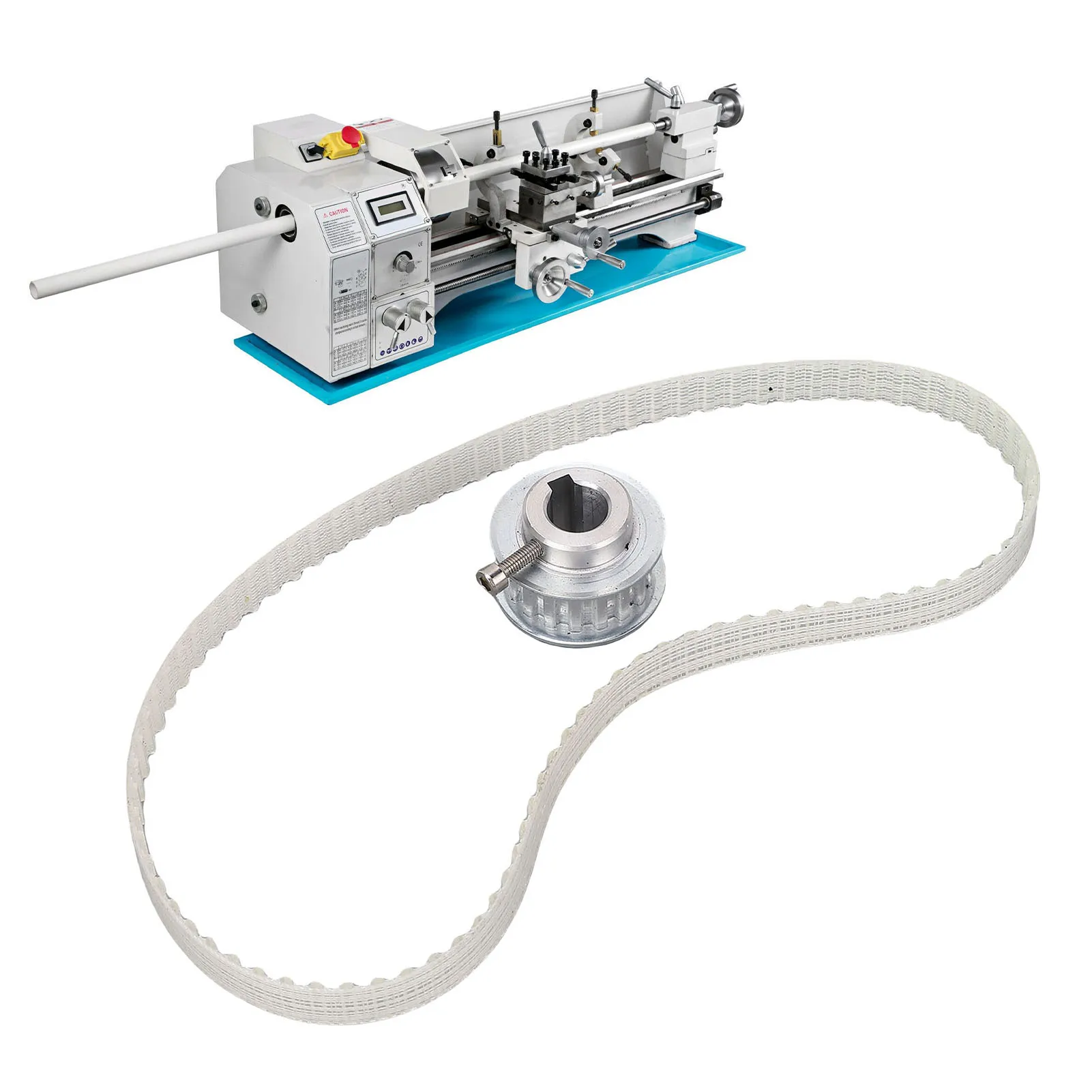 حزام مخرطة صغيرة والعتاد 1.5 متر 90 الأسنان حزام محرك البولي يوريثين لاستبدال 0618 0618-3B 7x10 7x12 7x14 90 حزام مخرطة الأسنان