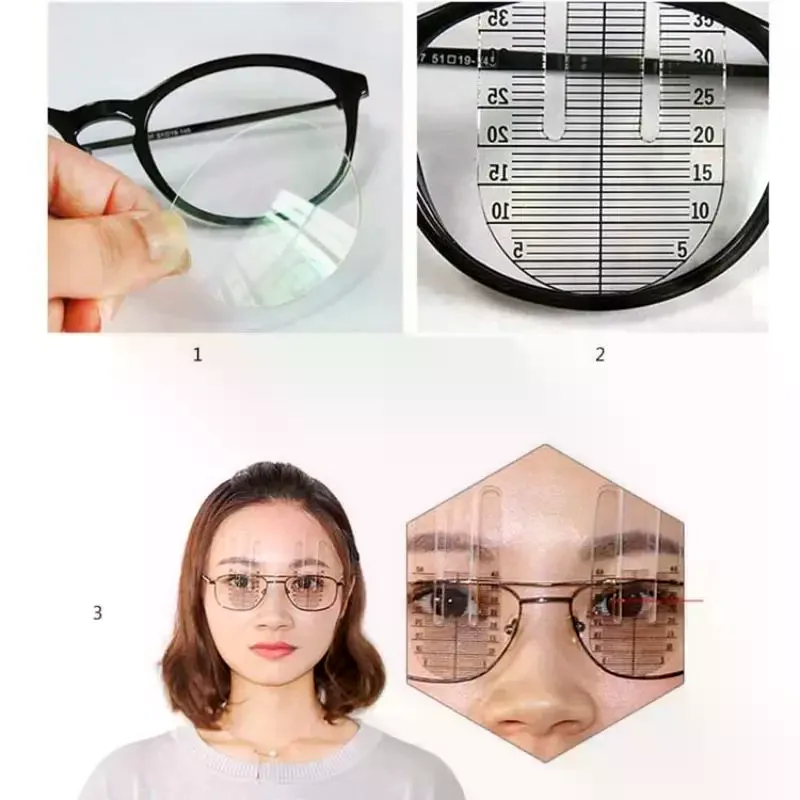 1Pair Optical PH Ruler Pupil Height Meter Optometry PH Tester For Hospital Eye Ophthalmic Measuring Tools For Eyeglass Equipment
