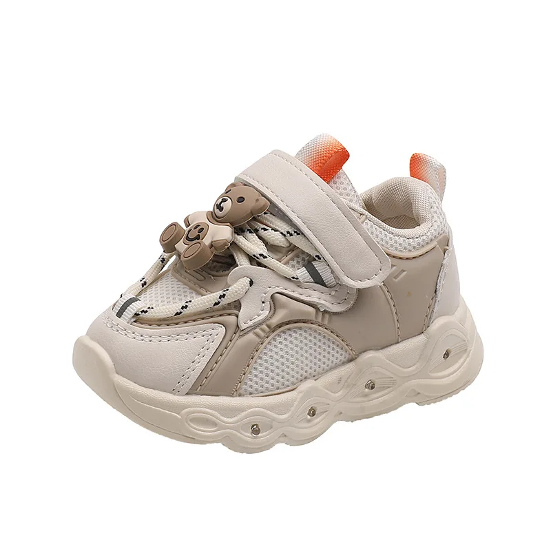 Sneakers luminose traspiranti per ragazze scarpe sportive con suola morbida per bambini Sneakers luminose per bambini scarpe luminose brillanti per