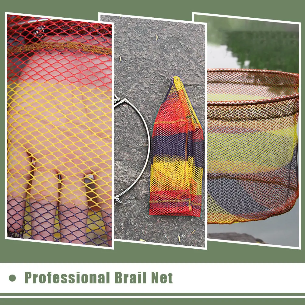 Portable Folding Stainless Steel Dip Net for Fish & Shrimp Catching – Detachable Soft Mesh Head