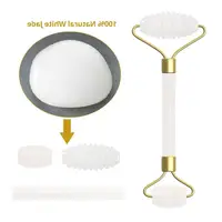 Mascarilla de Ojos de Jade Blanco y Gua Sha