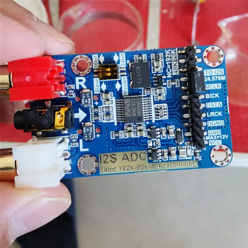 B04C-Capture Card Module Development Board Module Master/Slave Mode 24Bit 192K 96K 48K Multi-Functional Development Board