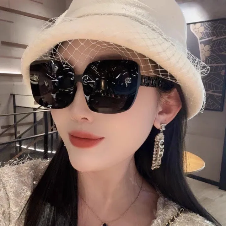 Live[Fragrant Luxury Series]Light Luxury Fashion HD Polarized Sunglasses for Driving and Travel UV-proof Sunglasses for Women