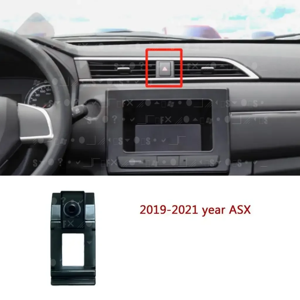For Mitsubishi Auto Car Phone Holders Dedicated Base Collocation Bracket for Outlander Pajero  2018 2019 2020 2021