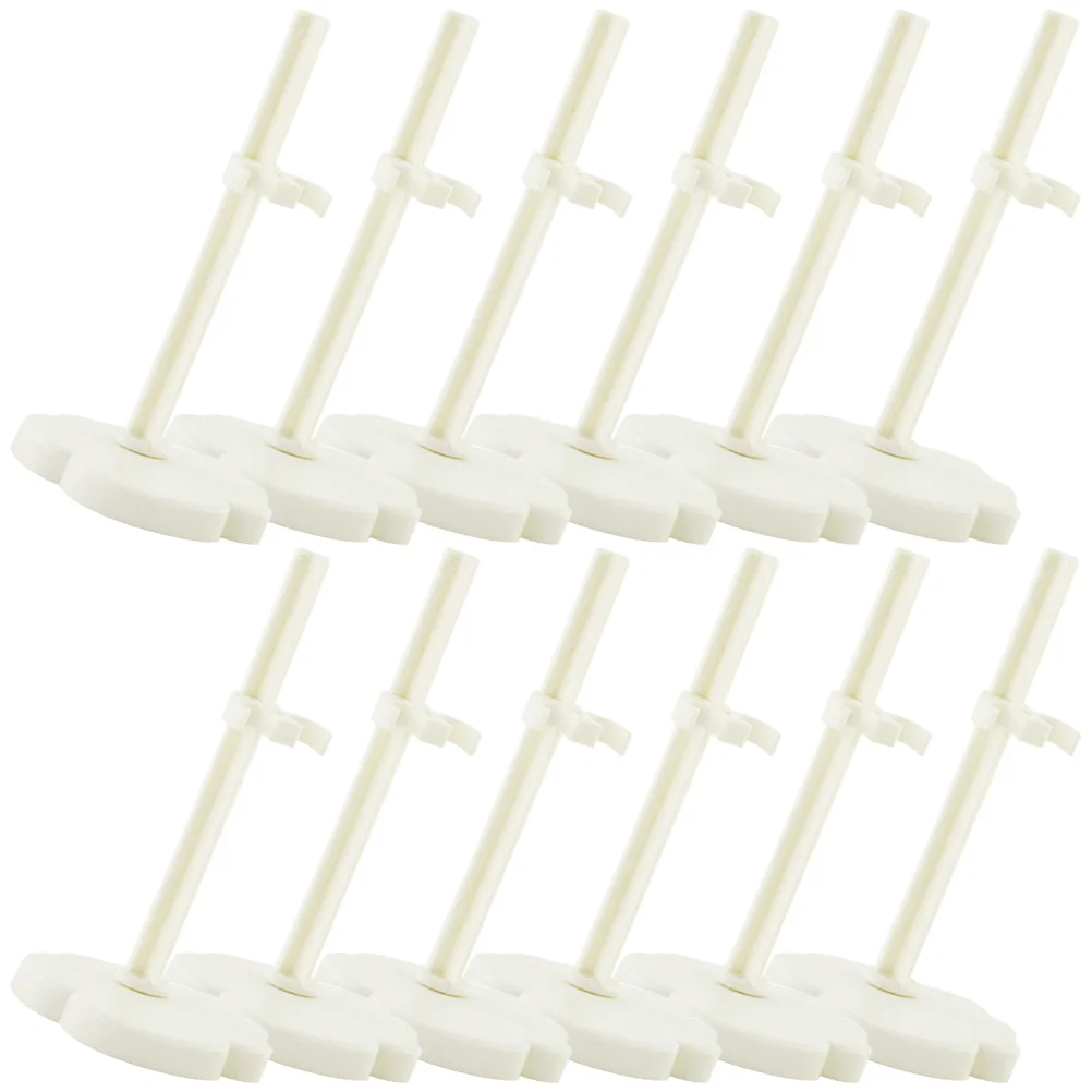 

12 Pcs Stand Showing Holders Stands Display Shelves Shelf Action Figure Support Organizers Puppet