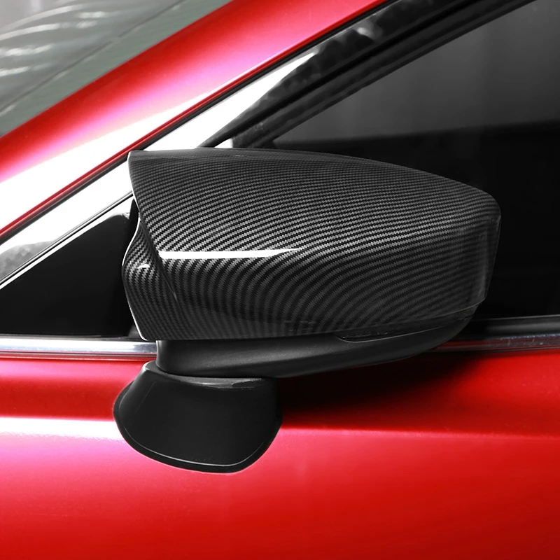 Carbon Fiber Rear View Mirror Case Cover Side Wing Mirror Shell for Mazda 3 Axela 2014 2015 2016