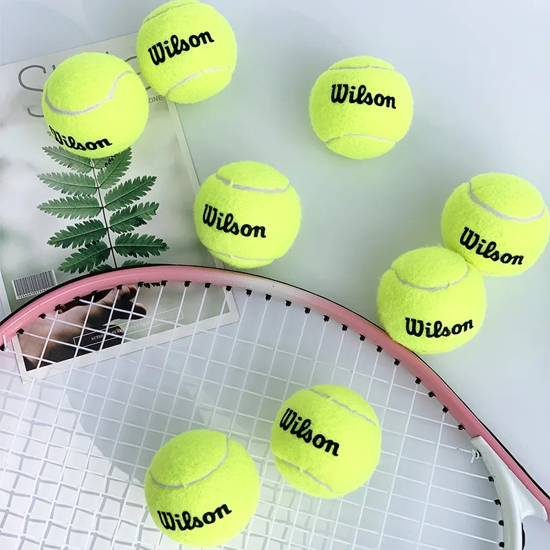 6/12pcs Tennis Balls with Mesh Carry Bag Practice Ball High Elasticity Playing Balls Outdoor Training Sports Competition