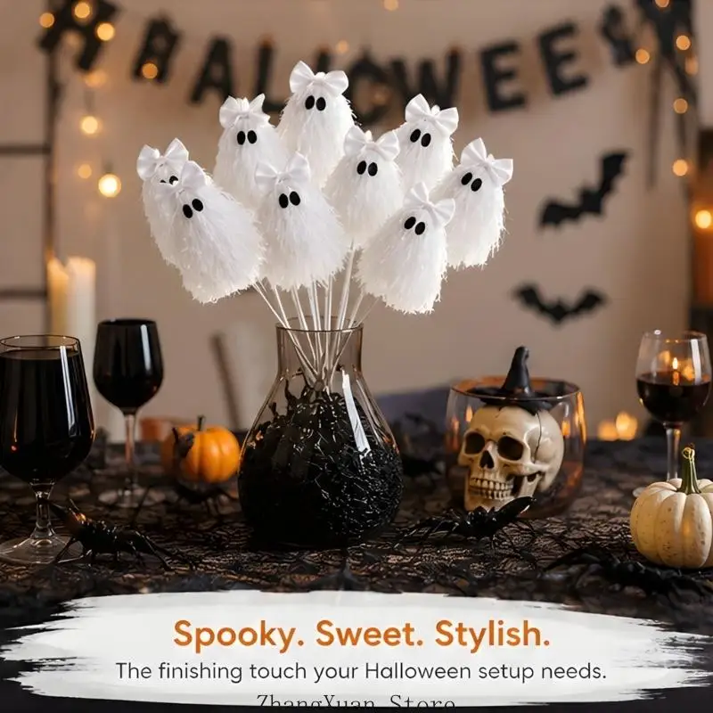 Halloween Home Display Picks für Eingangstische, Vasen-Styling, verwenden Sie 3XUF – Detail 4
