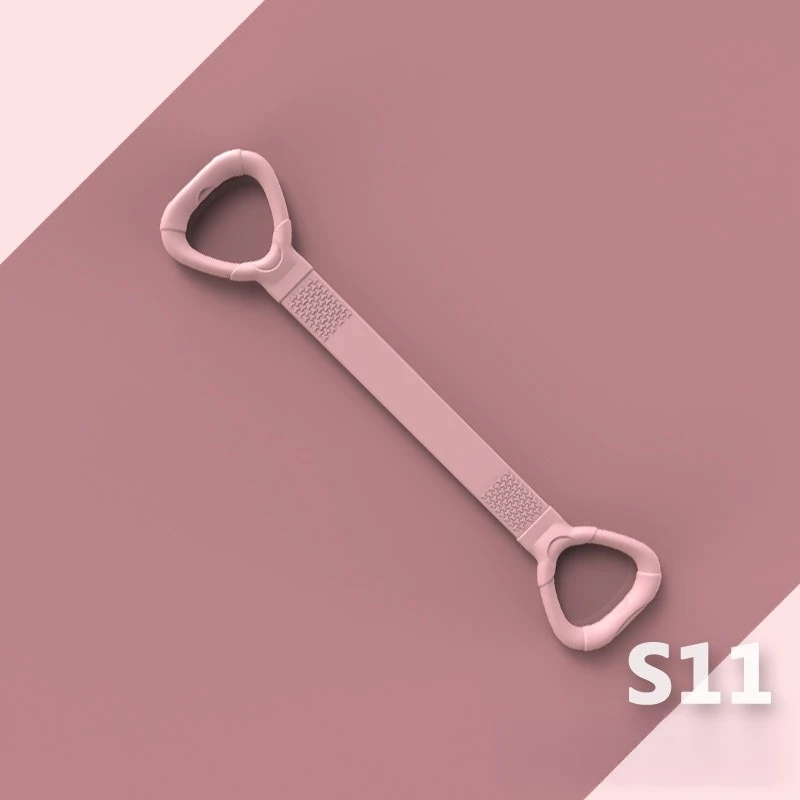 جديد 8 كلمة مجتذب S11 أجهزة لياقة بدنية أنثى مفتوحة الكتف الجمال الظهر شريط مرن اليوغا مساعد المنزلية شريط مرن