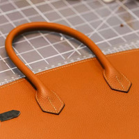 2025 Top Layer Cowhide Handbag Large Capacity Tote Bags Full Grain Leather Hand Stitched Women Bag Classics Ladies bag
