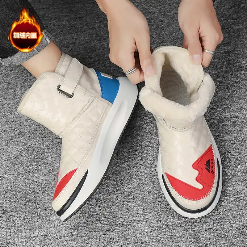 White Man Sports Man Boots Sneakers Shoes Gold Ankle Boots Athletics Loafers Sapateni Offers Beskets Obuv Basket Luxo - Image 5