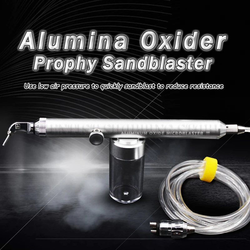 

Dental Without Water Aluminum Oxide Polisher Dental Low Air Abrasion Aluminum Sandblaster System Dentist Sandblasting Whitening