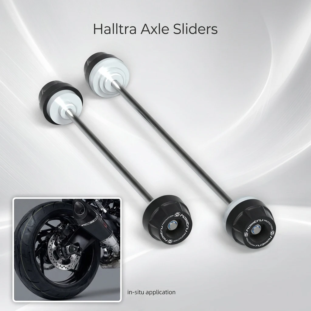 Motorcycle Spindle Bobbins Protection Set for Suzuki GSX-S950 2022-2023/Katana 2019-2023/GSX-S1000 2015-2023
