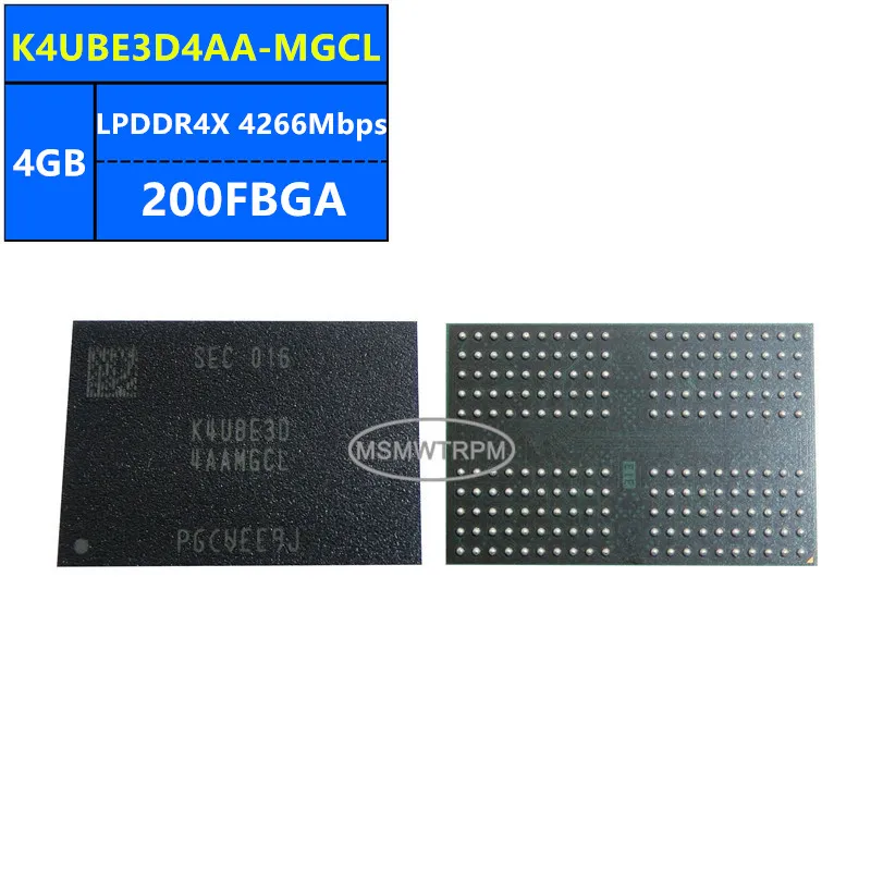

K4UBE3D4AA-MGCL K4UBE3S4AM-MGCL LPDDR4X 4GB 4266Mbps 200FBGA 32Gb Memory Chip IC Integrated Circuits Brand New Original In Stock