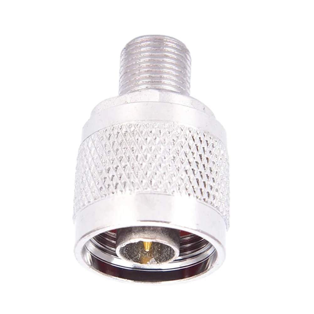 Adapter F Female Adapter Male Pin RF Connector Signal To F Female In Line With Specifications Light Brightness