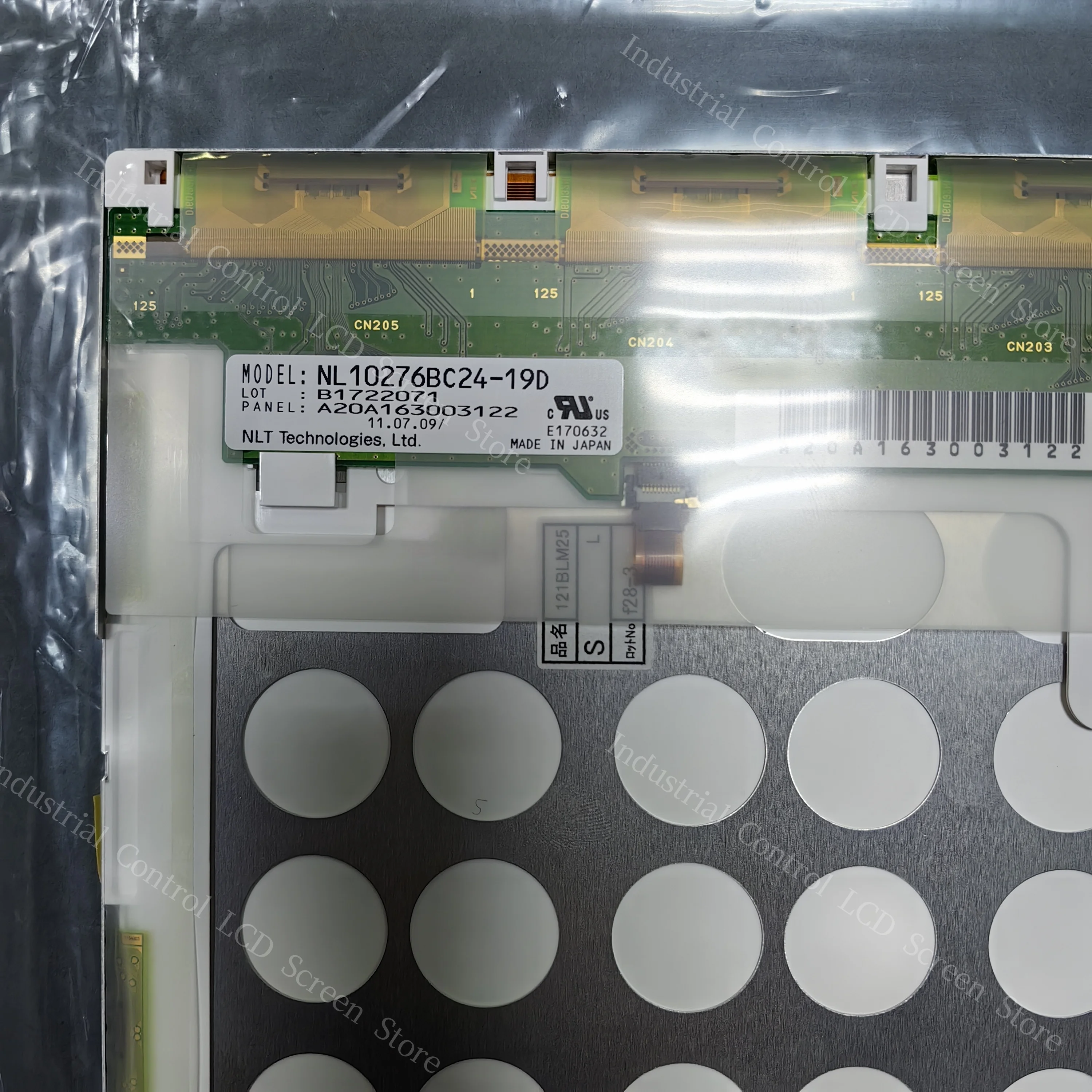 NL10276BC24-19D شاشة LCD أصلية جديدة مقاس 12.1 بوصة 1024 (RGB) × 768 30 دبابيس #1