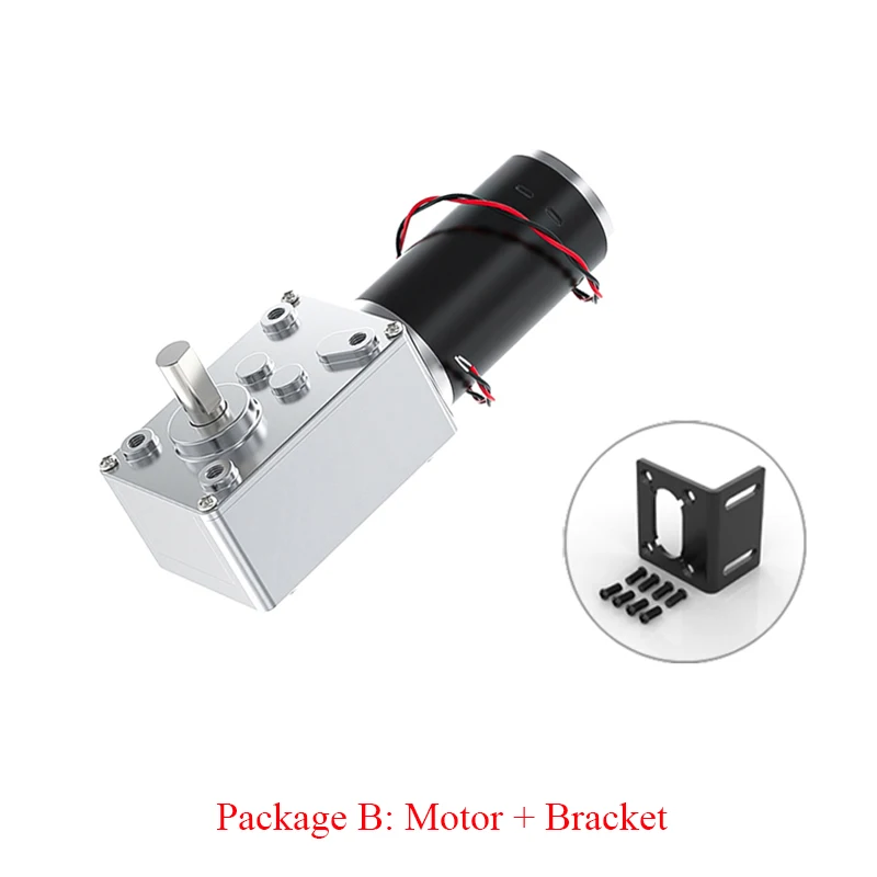 Imagem -03 - Motor da Engrenagem da Redução 584031zy 12v 24v 7rpm470rpm Grande Torque Alta Potência Motor da Engrenagem do Sem-fim 270kg