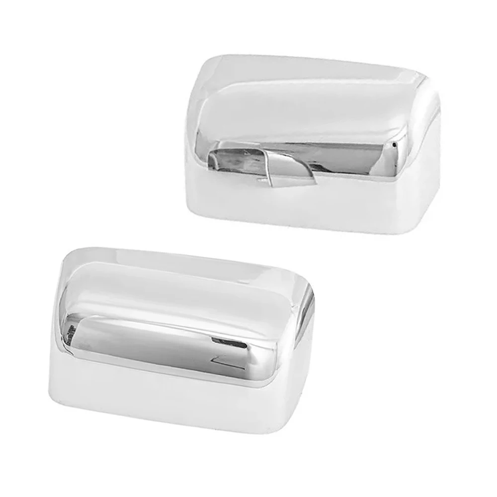 Chrome Tow Mirror Cover Caps Left Right Rearview Side Mirror Cover for Ford F150 Truck 2004-2014 F250 F350 Super Duty 1999-2016