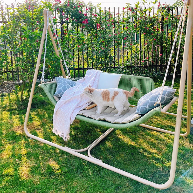 

Homestay Advanced Patio Swings Minimalist Design Leisure Accent Patio Swings Bedroom Hotel Outdoor Furniture Columpiar Lsqq