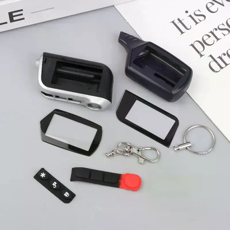 

1 Set For Russian Starline A91 A61 B9 B6 Lcd Remote Control Two Way Car Alarm System Key Shell Body Cover Keychain Case
