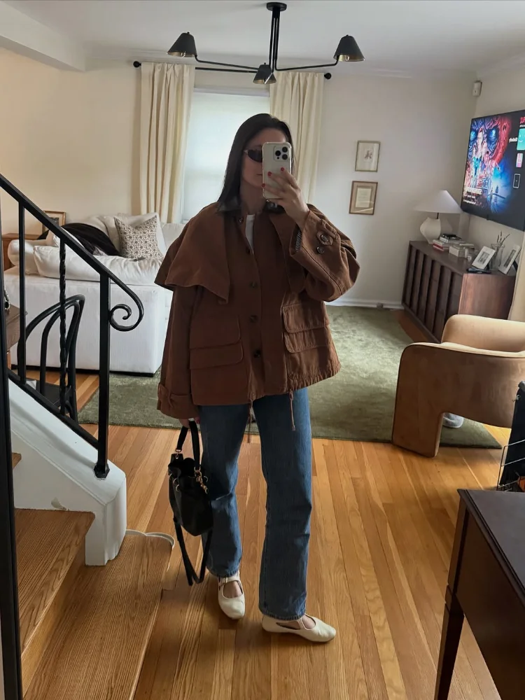 

Повседневная накидка на шнурке, женская однотонная свободная куртка с длинными рукавами и лацканами, карманом на пуговицах, женское пальто 2025 года, модная осенняя женская верхняя одежда, новинка