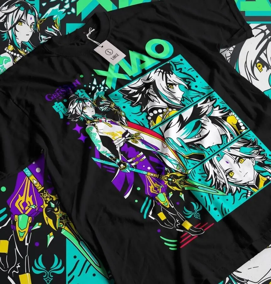 

Xiao Genshin Impact T-shirt Anime Manga Shirt T-shirt S M L XL 2XL 3XL 4XL 5XL