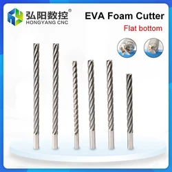 Cnc Machine 4 Axis 5 Router Wood Cutter Sculpture Bits Eps Styrofoam Foam Model Tool Eva Carving Knife End Mill Flat Bottom