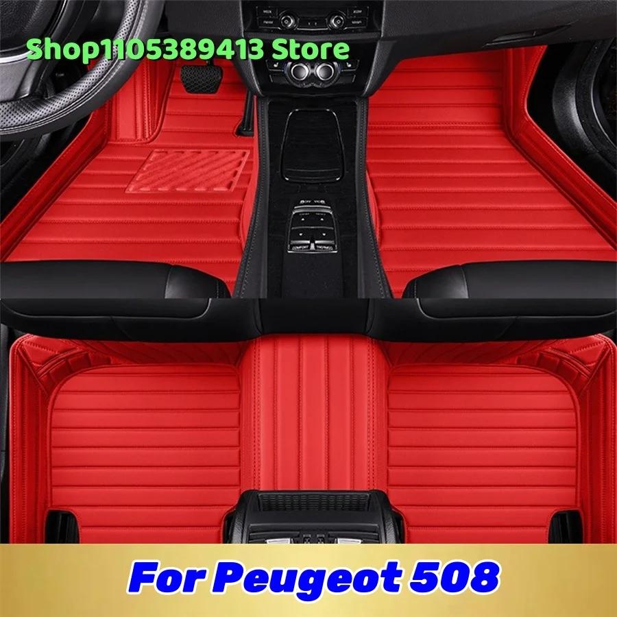 

Индивидуальные автомобильные коврики из искусственной кожи для Peugeot 508 2025 2024 2023 2022 2021 2020. Аксессуары для авто, коврики, ковровые покрытия.