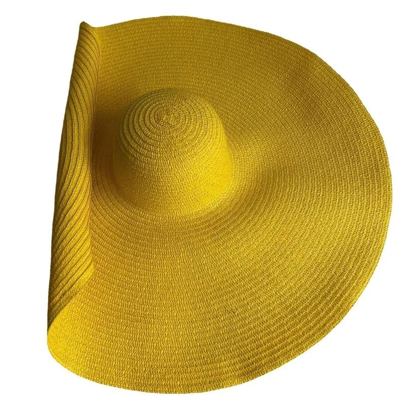 Delicate Sun Hat Summer Visor Hat Oversized Straw Hat for Outdoor Sport