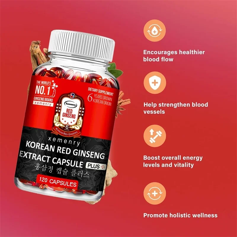 Korean Red Ginseng Extract - Supports Increased Energy, Mood, Endurance and Performance, Improved Muscle Mass - Image 5