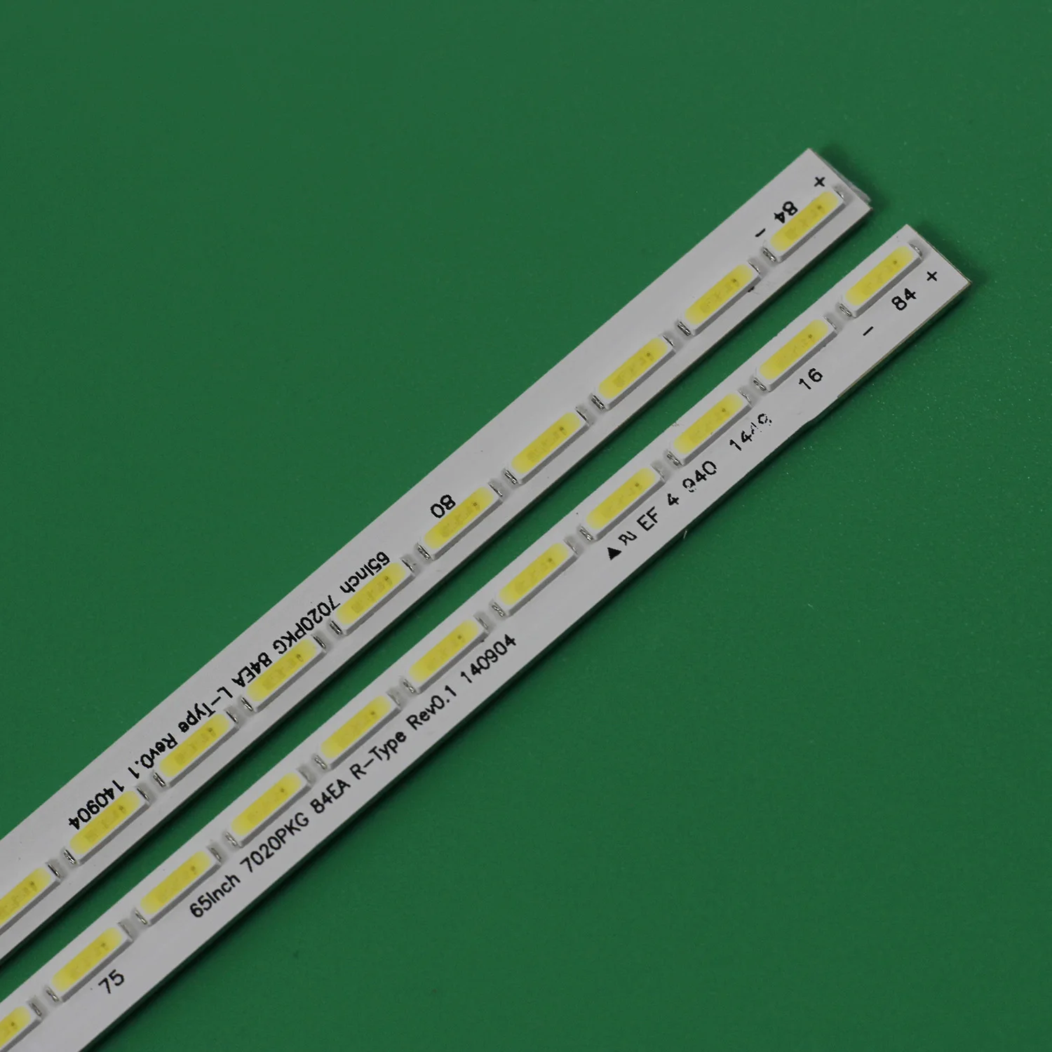 Tira retroiluminação LED 84 lâmpada para LT-65VU83A 65AO3SB 17ELB65SLR2 65 polegadas 7020PKG 84EA L-TYPE R PH-65LEDFHD VES650UNEA-2D-S01 S03