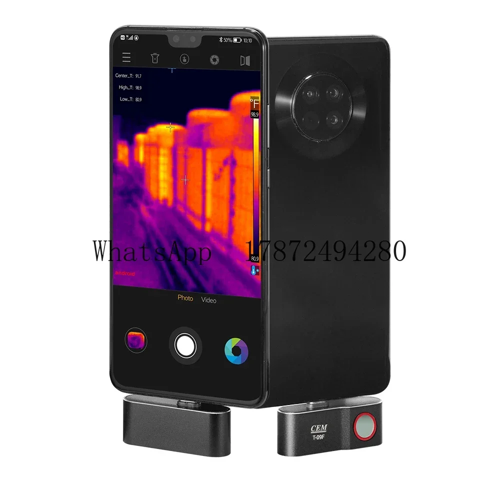 T-09F Thermal , Android USB-CMicroUSB,   Thermal lmager For Industrial