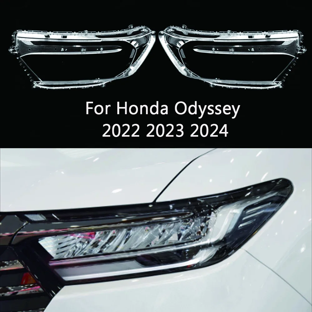 

Auto Head Light Caps For Honda Odyssey 2022 2023 2024 Car Headlight Cover Lampcover Lampshade Glass Lens Case Headlamp Shell