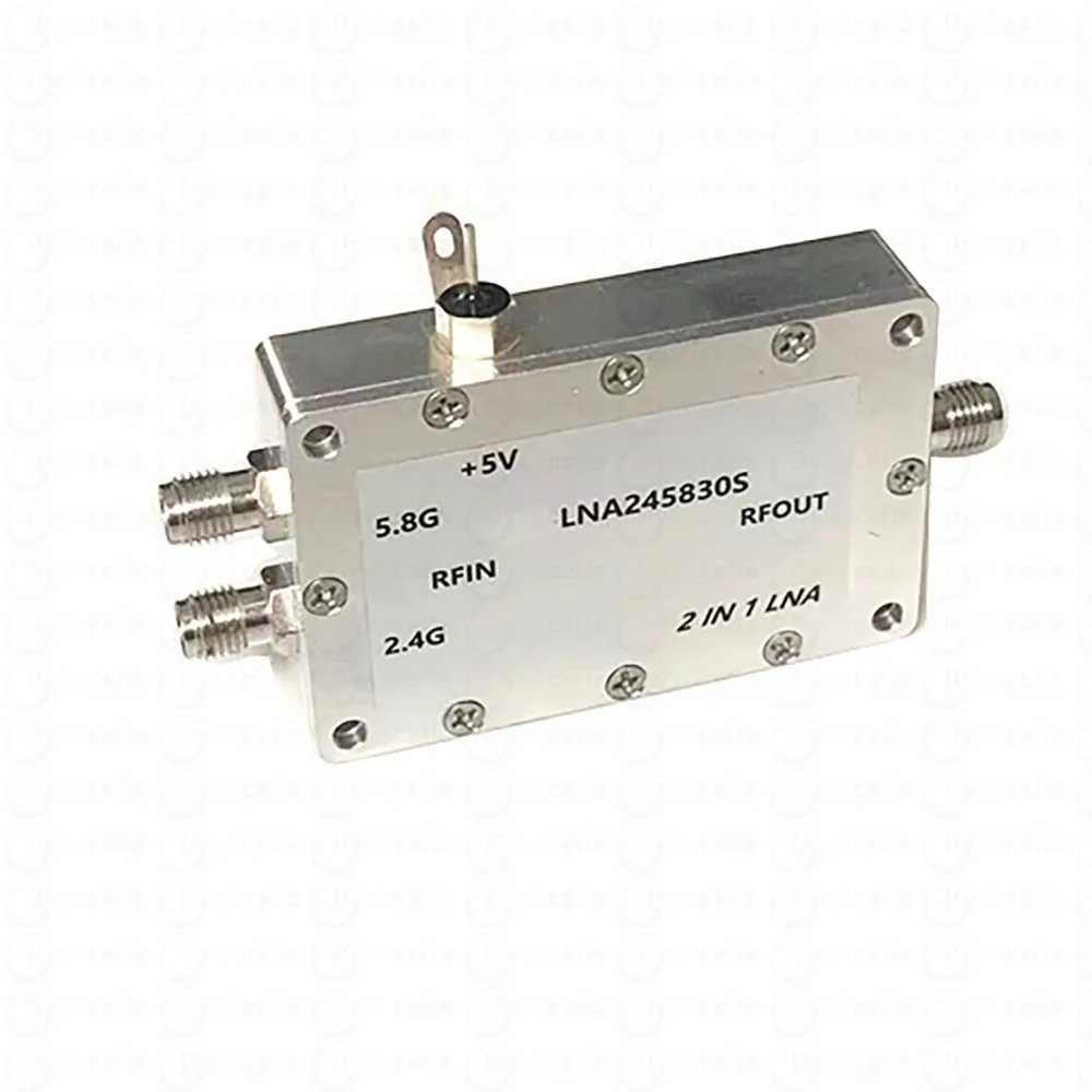 LNA 2.4Ghz 5.8Ghz Dual-Band Low Noise Amplifier For SDR Receiver & Drone Detection | Dual-Channel Filter Combiner Signal Gain