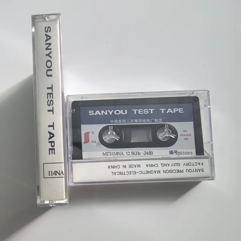 SANYOU TEST TAPE MTT-114NA 12.5KHz-24dB Azimuth test tape head azimuth adjustment