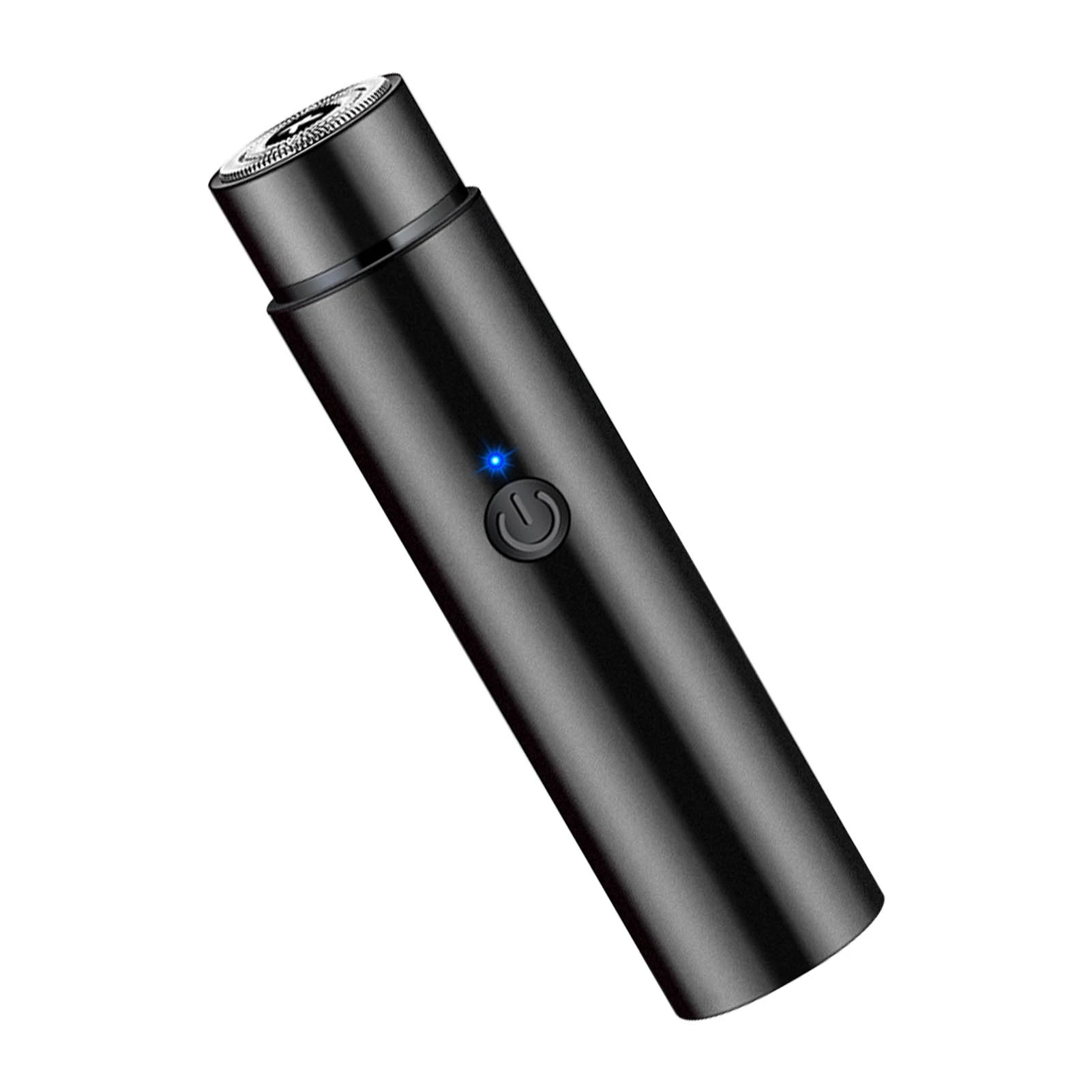 Electric Beard Clipper Mini USB Rechargeable Portable Rotary Electric Beard Trimmer for Men Women Black
