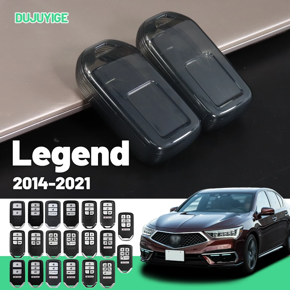 

Clear TPU Car Key Case For Honda Legend 2014-2021 Key Fob Cover Protector Shell Auto Accessories 2015 2016 2017 2018 2019 2020