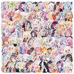 Cute Japanese Anime Girl Adesivos para Crianças, Decalques de Graffiti Kawaii, Brinquedo Impermeável, Telefone, Garrafa de Água, Bagagem, 10 Pcs, 30 Pcs, 50 Pcs, 100Pcs