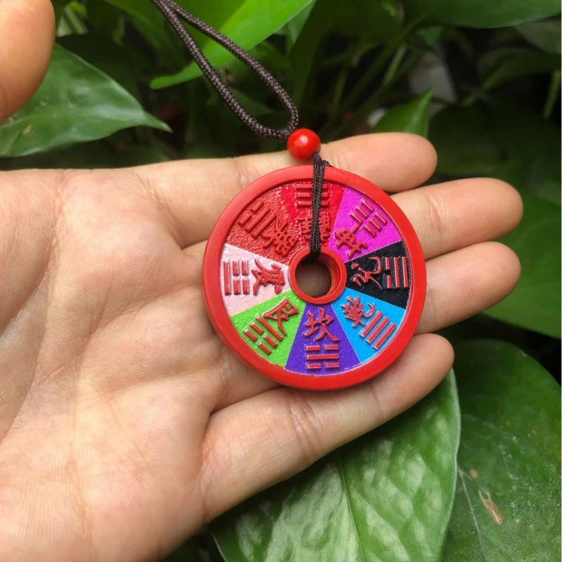 Genuine Goods Thangka Mountain Ghost Spending Money Red Sand Pendant Men's and Women's Same Necklace Internet Hot