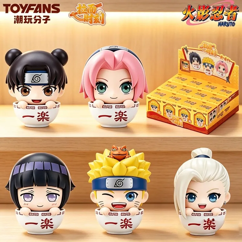 Anime Narut Ramen Time Series Blind Box Toy Uchiha Sasuke Uchiha Sasuke Action Figure Model Collection Ornament Gifts